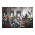Signing of the Constitution by Howard C. Christy Canvas Print