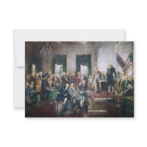 Signing of the Constitution by Howard C. Christy Personalized Invitation