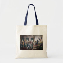 Signing the US Constitution by Christy Canvas Bags