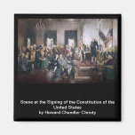 Signing the US Constitution by Christy Fridge Magnets