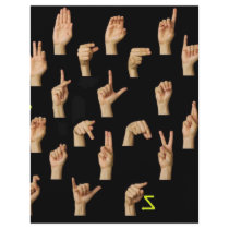 signlanguage personalized flyer