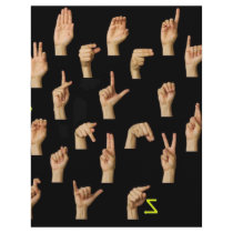 signlanguage letterhead design