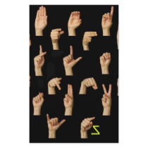 signlanguage stationery paper