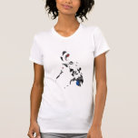 Signo de la paz de moda de Filipinas con el mapa d Camiseta