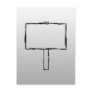 Signpost Notice Image. Black on gray. Post Cards
