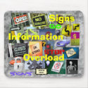SIGNS Mousepad by judydarcy SIGNS Mousepad