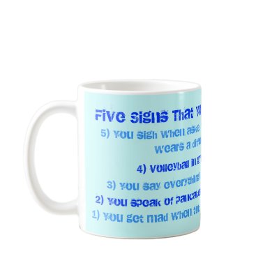 Signs of a Volleyball Player Mug by redwallrulez