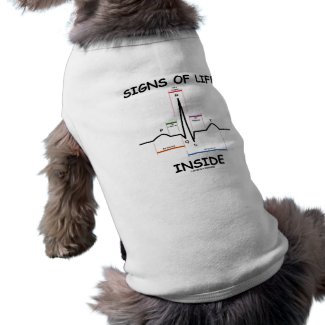 Signs Of Life Inside (ECG/EKG Heartbeat) petshirt