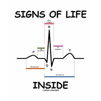 Signs Of Life Inside (ECG./EKG Heartbeat) shirt