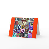 Signs of Love Greeting Cards