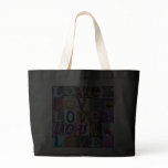 "Signs of LOVE" Jumbo Tote Bag