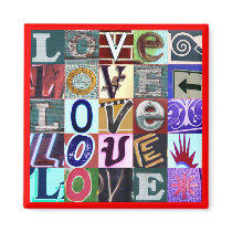 Signs of Love Magnets