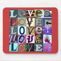Signs of Love Mousepad