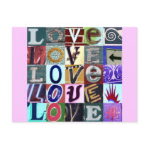 Signs of Love Post Card