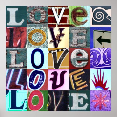 Pictures Of Love Signs. quot;Signs of LOVEquot; Poster