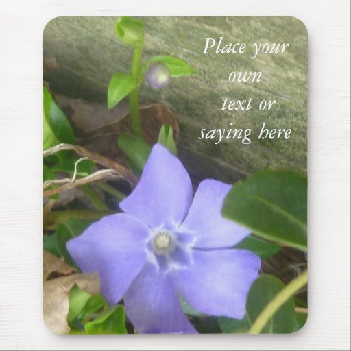 signs of spring floral mouspad mousepad