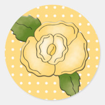 Signs Of Spring Polkadot Sticker