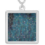 Signs pattern necklaces