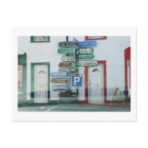 Signs postcards