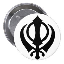 Sikh Khanda Button buttons