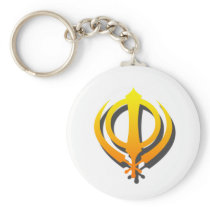 Sikh Khanda Khalsa Sikhism Punjabi Keychains