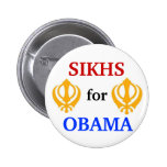 Sikhs para el botón 2012 de Obama Pin