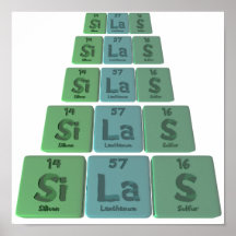Silas  as Silicon Lanthanum Sulfur Posters