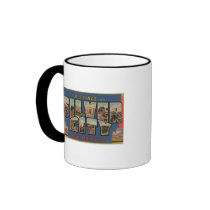 Silber City, New Mexico - Large Letter Scenes Mugs