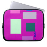 Silence 3 Violet Red Laptop Computer Sleeves