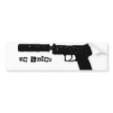 Silence bumper stickers by krown4d Silence bumper stickers