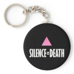 Silence equals Death keychain