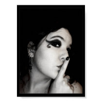 Silence is black posters by freakingmuse Silence is black posters