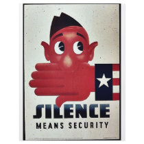 Silence Means Security flyers by ww2posters Silence Means Security flyers