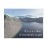silence postcards