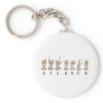 SilenceAmeslan062611 Key Chain