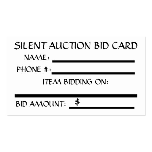 silent auction bidding apps