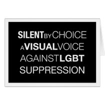 Silent By Choice Dark Card