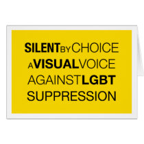 Silent By Choice Light Card cards