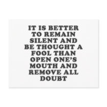 Silent Fool Post Card