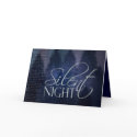 Silent Night Christmas Card card