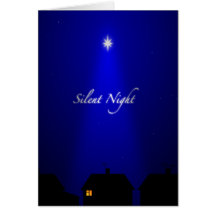 Silent Night Christmas Card
