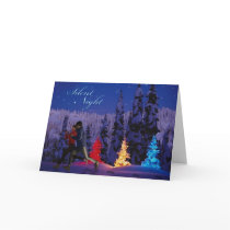 Silent Night - Double Running By cards
