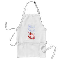 Silent Night Holy Night aprons