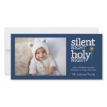Silent Night, Holy Night Christian Custom Photo Card