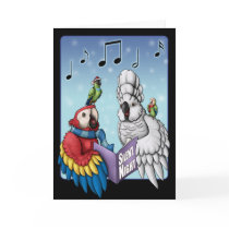 "Silent Night?" Parrot Christmas Card