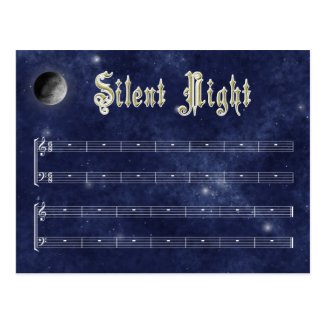 Silent Night postcard