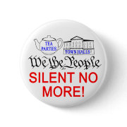 Silent No More! button button