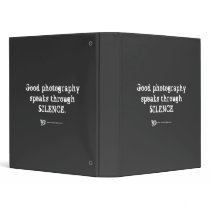 Silent Photography Quote binders