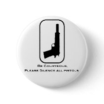 Silent Pistol buttons by milkmancomputers Silent Pistol buttons