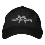 Silhouette Alaskan Malamute Embroidered Hat Baseball Cap
